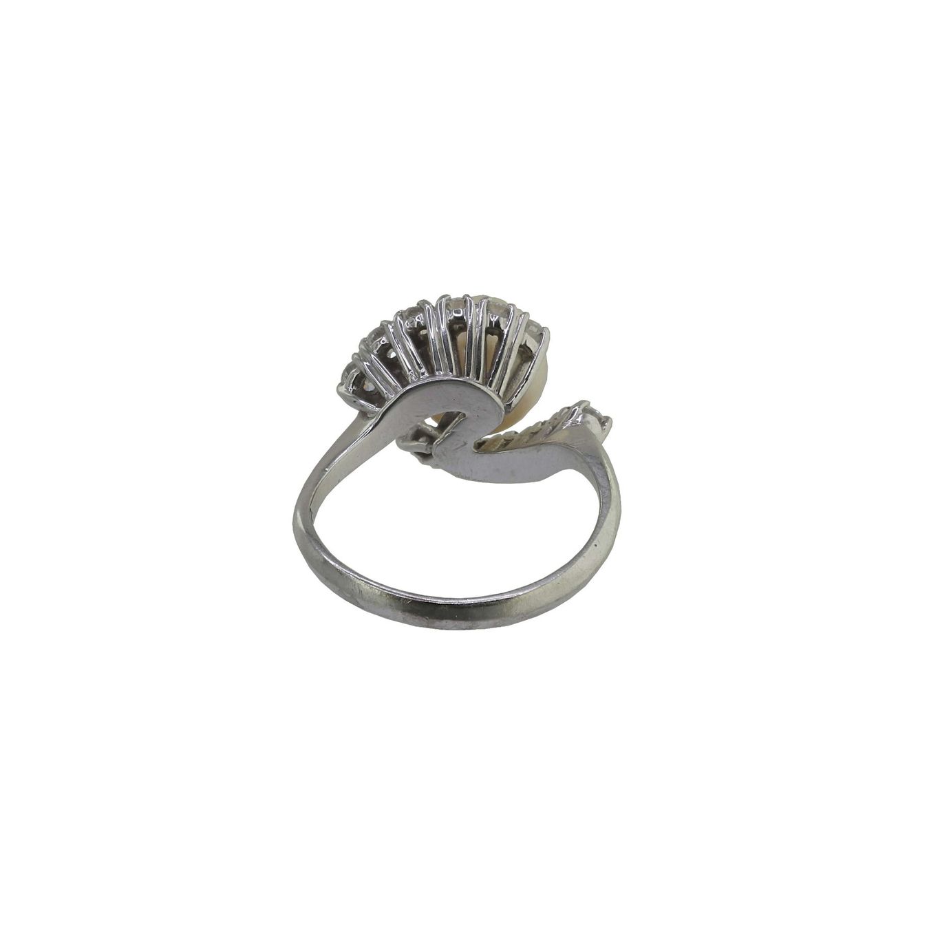 Bagues: Perlen Diamant Ring – D'occasion à Zürich par Vintage-Jewellery 3