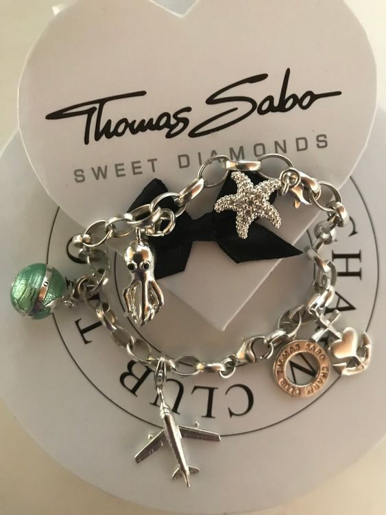 Thomas Sabo Bracciale Charm In Argento 925 - Gioiello Modulare Regalo Per Lei - 3