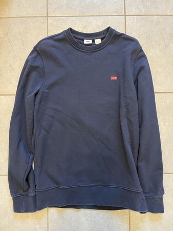 Levi's Pullover dunkelblau Rundhalsausschnitt gebraucht