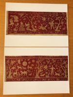 2x Postkarten Biblische Geschichten Italien 17. Jh.