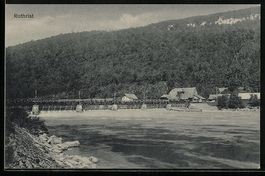 Rothrist, Brücke mit Fuss, bewaldeter B
