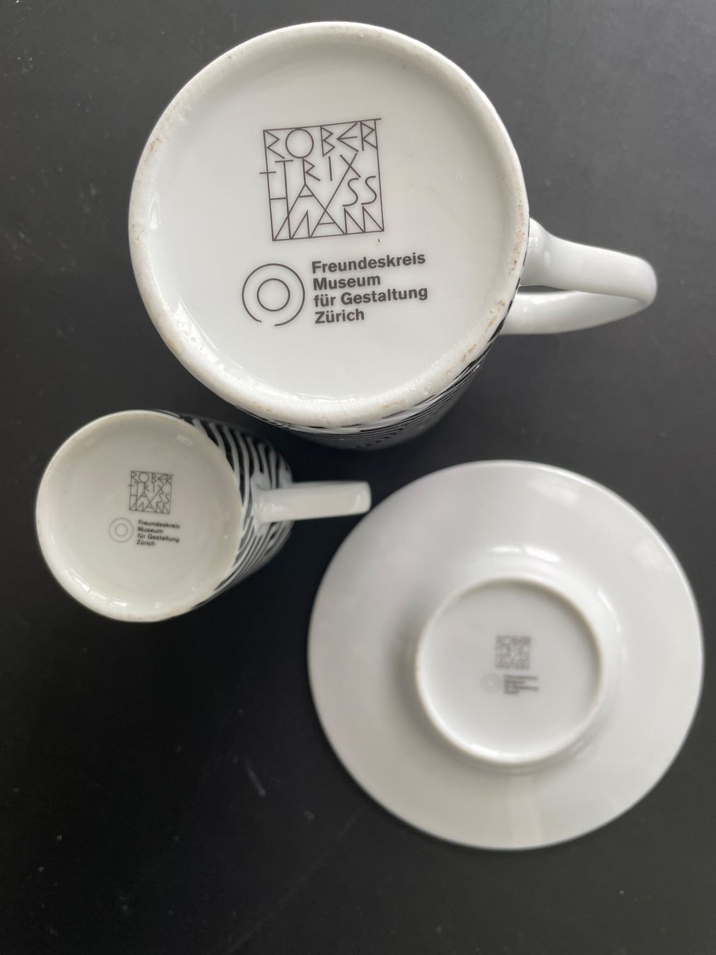 Geschirrsets: Becher und Espressotasse, Robert & Trix Haussmann – Neu (gemäss Beschreibung) aus Zürich von Grandpas 1