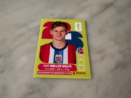 Panini Fussball WM 2026 Sticker David Moller Wolfe NOR 7