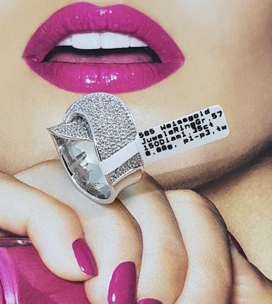 Anelli: 150 Diamanten 1.35ct , tw, Weissgold – Nuovo (secondo la descrizione) da Unterägeri venduto da Altgoldschmuck 2