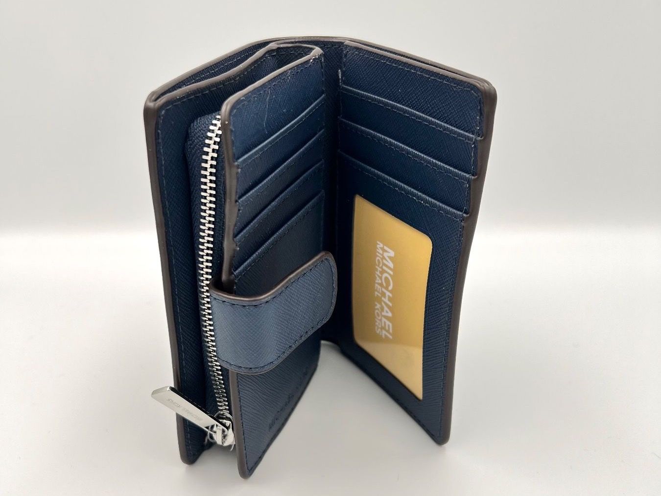 Michael Kors Portamonete: Michael Kors Portemonnaie Navy – Nuovo e nell'imballaggio originale da Wiedlisbach venduto da Sistershop 2