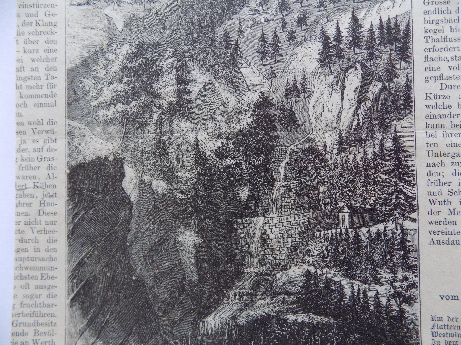 Incisioni: Mollis Talsperre um 1880 – Usato da Risch venduto da Antikfee 2
