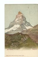 Zermatt VS,  Mont Cervin Matterhorn, Edition comptoir 1900