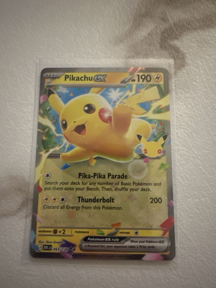 Pokémon Sammelbilder & Trading cards: Carte Pokémon Pikachu EX  – Neu (gemäss Beschreibung) aus La Chaux-de-Fonds von Fooleee