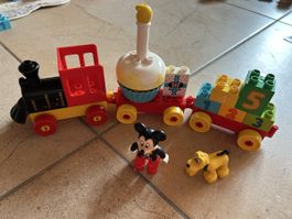 LEGO DUPLO Geburtstagzug mit Mickey und Pluto guter Zustand