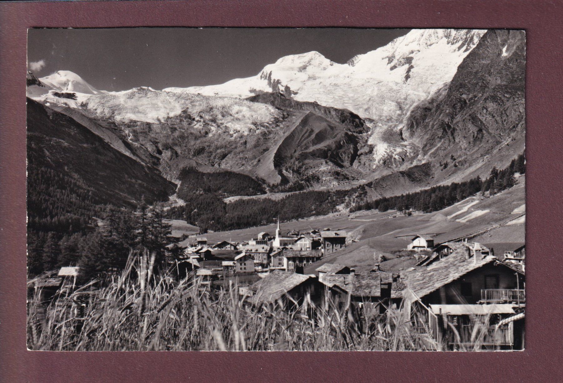 Cartoline postali: SAAS-FEE - Allalinhorn - Alphubel – Usato da Pully venduto da nicecards