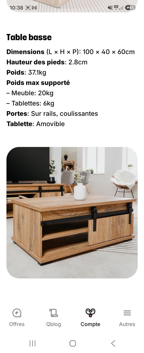 Commodes: ensemble de 2 commodes et table basse – D'occasion à Chéserex par lau_scj6 3