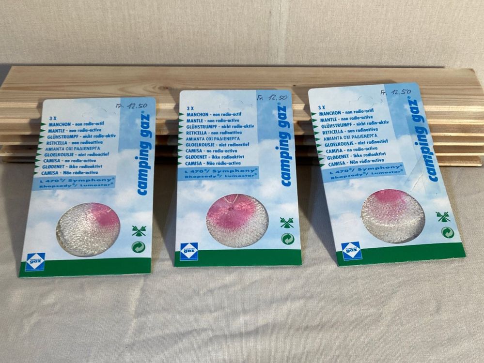 Glühstrümpfe Für Gaslaternen - 30 Stück Set In Rosa Für Petroleumlampen