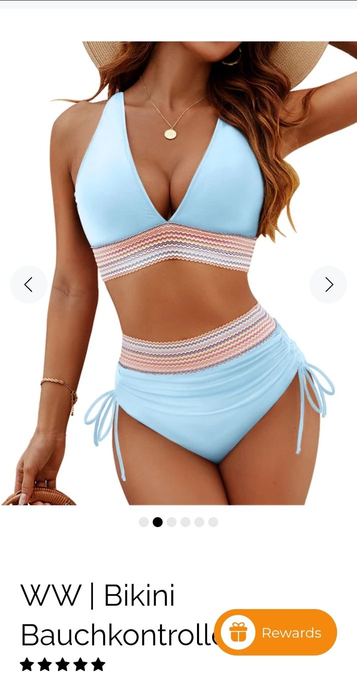 Badekleider & Bikinis: Bikini hellblau, neu, Gr. S, bauchformend / shaping – Neu und originalverpackt aus Niederhelfenschwil von chr_yk9m