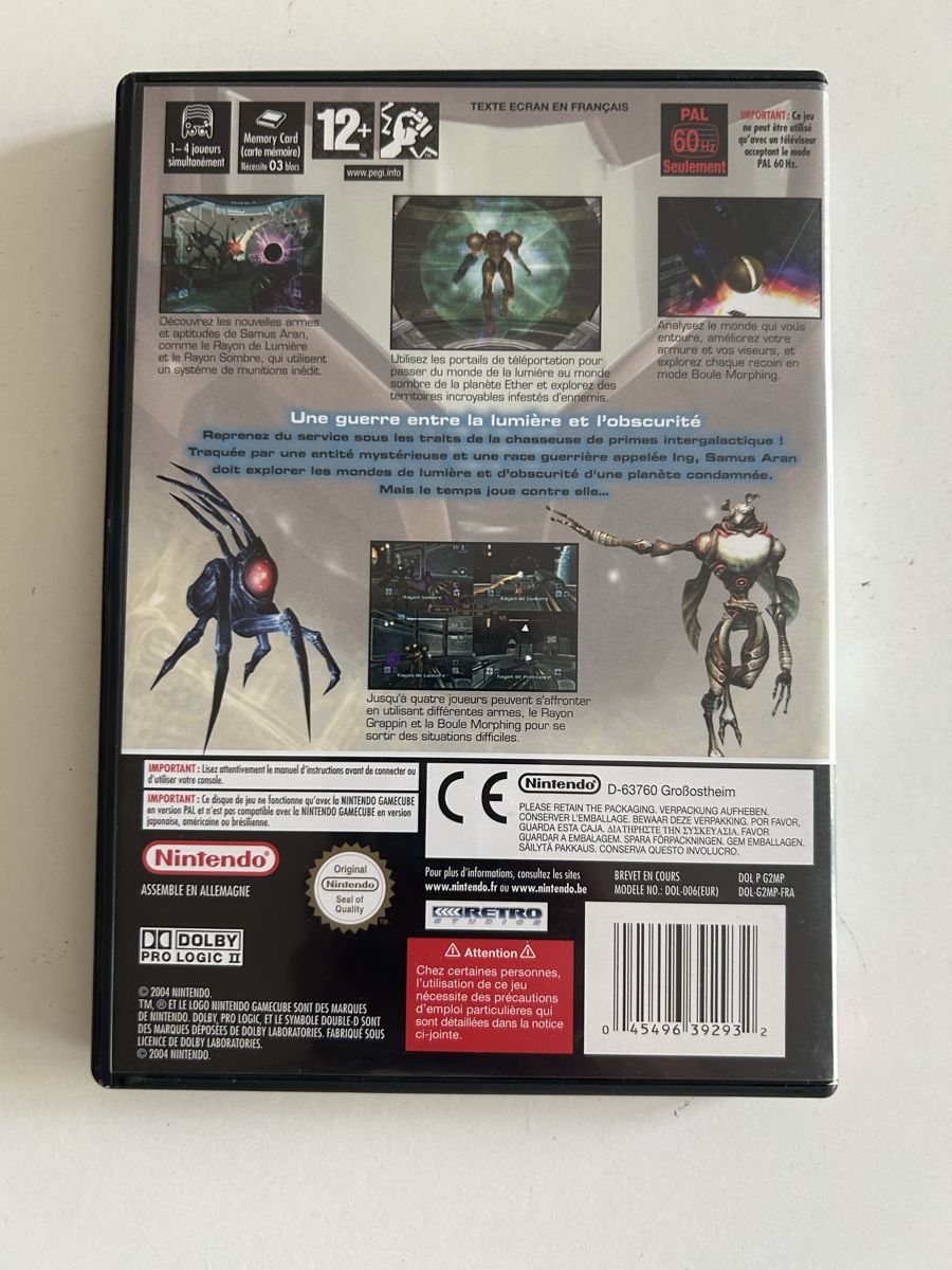 Nintendo Giochi: Metroid Prime 2 FRA NO Disk – Usato da Pully venduto da PongDayOne 1