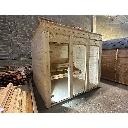 Sauna & Accessori: Eco Modern Sauna 2,4mx2,4 m / L005 – Usato da St. Gallen venduto da Spa_at_Home911 6