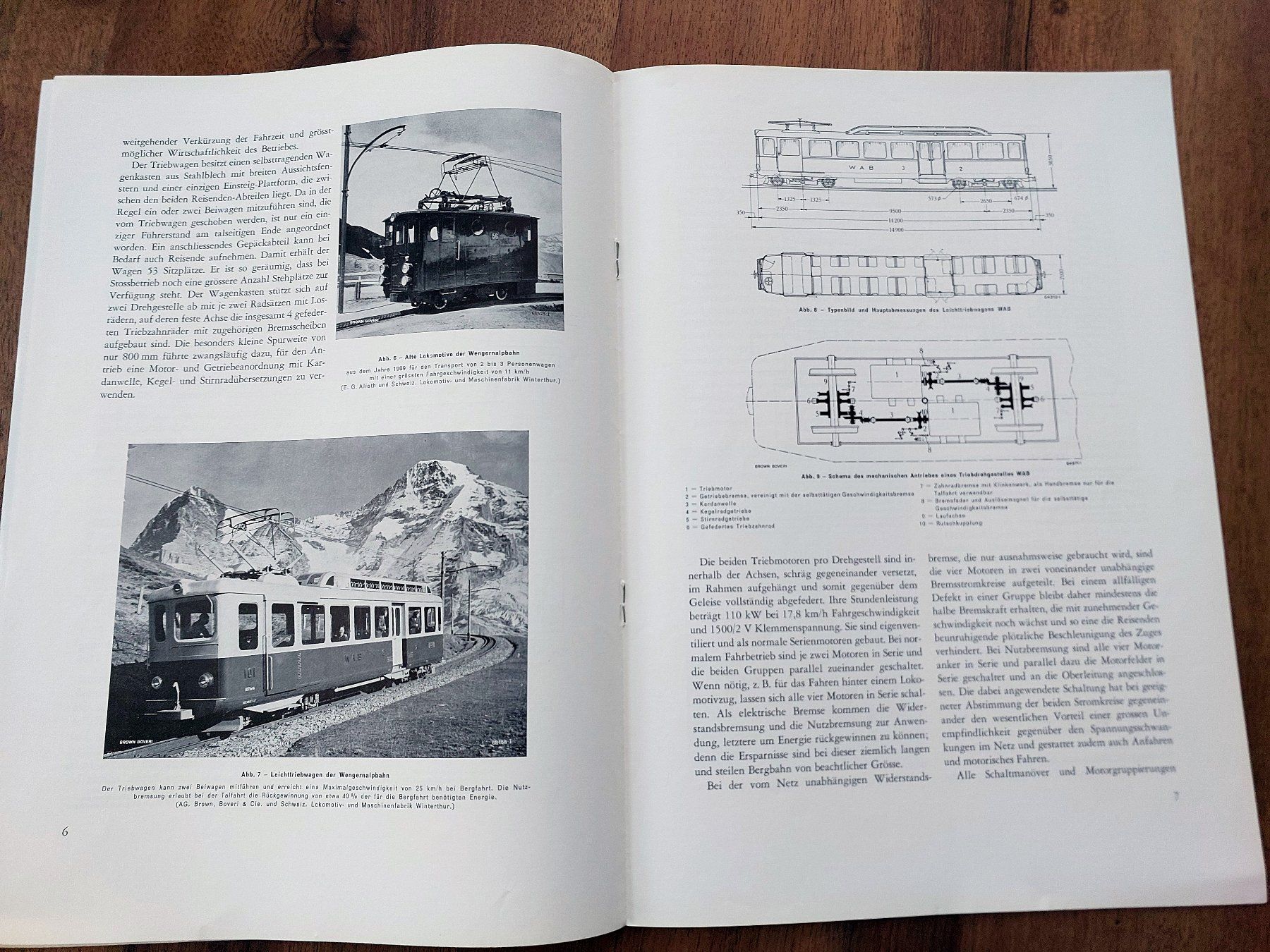 Riviste & Magazine: BBC Brown Boveri - Zahnradbahn Wengernalpbahn – Usato da Schönenwerd venduto da Steidi 2