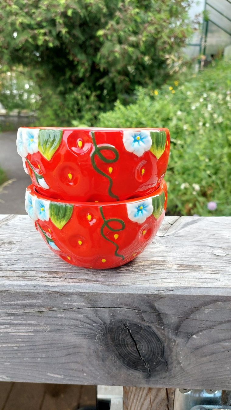 Ciotole: Bol fraise – Nuovo e nell'imballaggio originale da Marsens venduto da carobazar 3
