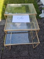 3 GLASTISCHCHEN EINSCH. AB NUR 1.- FR.