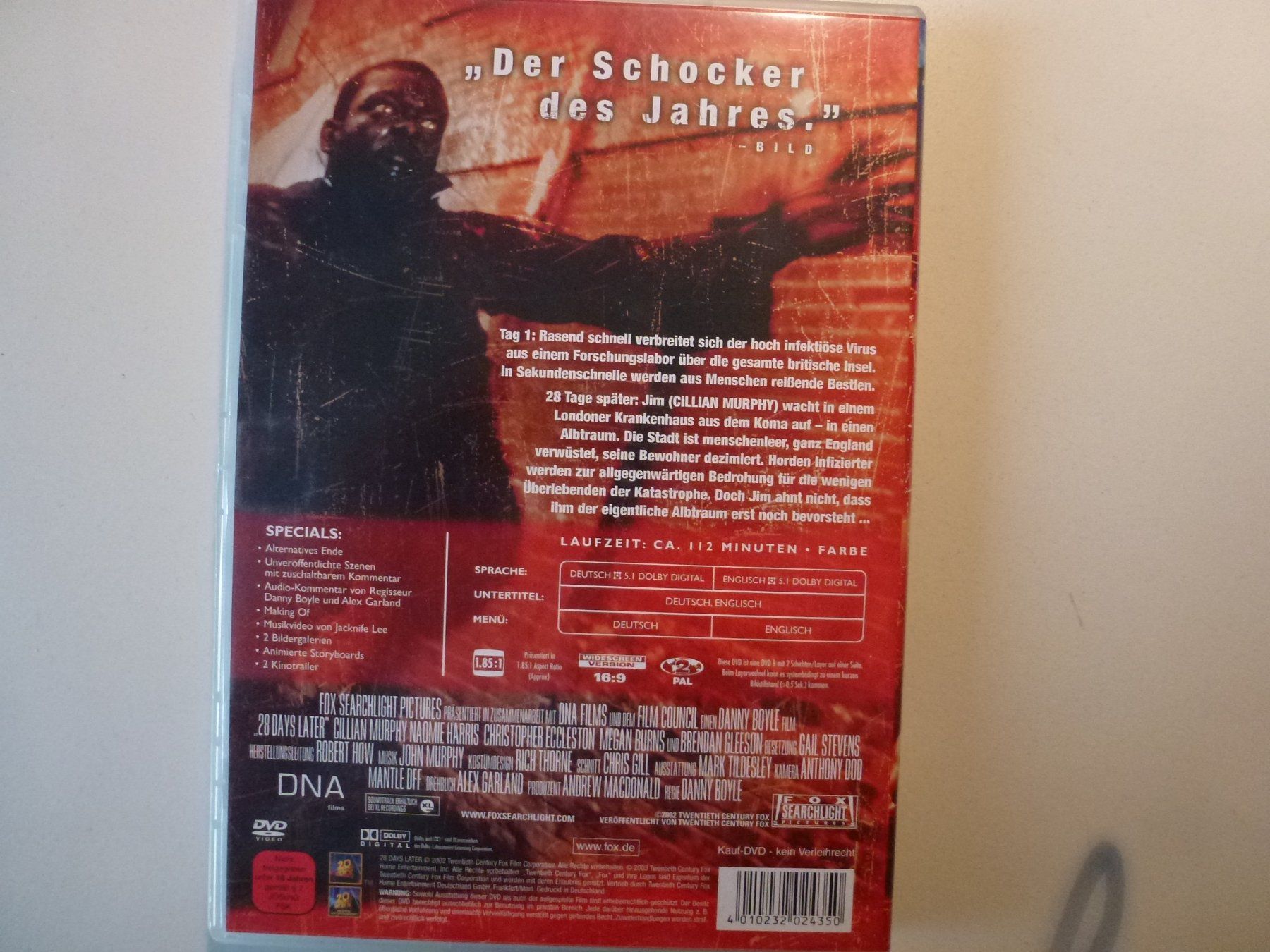 Tutti i DVDs: 28 Days Later (DVD) – Nuovo (secondo la descrizione) da Bern venduto da Frebo 1