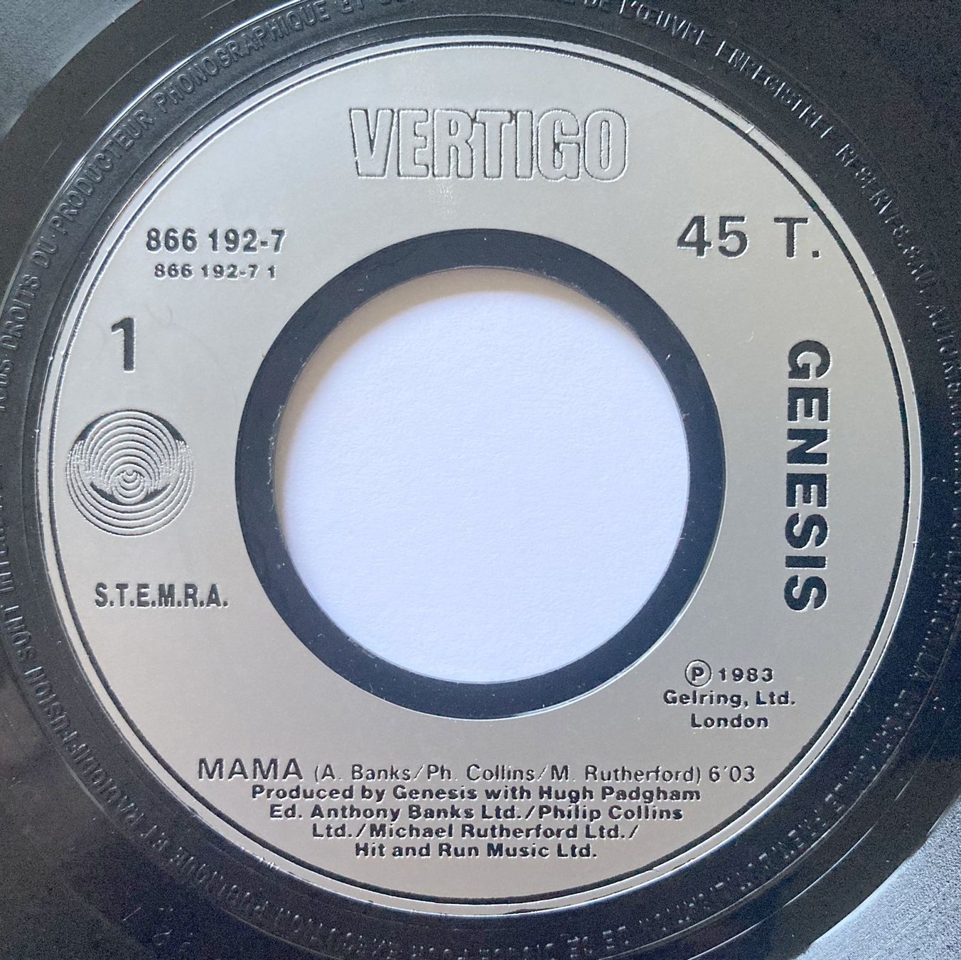 Schallplatten: GENESIS - MAMA – Gebraucht aus Bottens von hotter-than-hell 2
