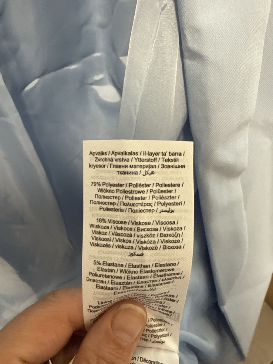 Pieces Giacche: Stylish Blue Blazer - Perfect for Spring! Size Medium. – Nuovo (secondo la descrizione) da Effretikon venduto da lio_gjr8 4