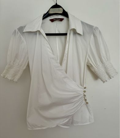 Max Mara elegant white shirt 🤍