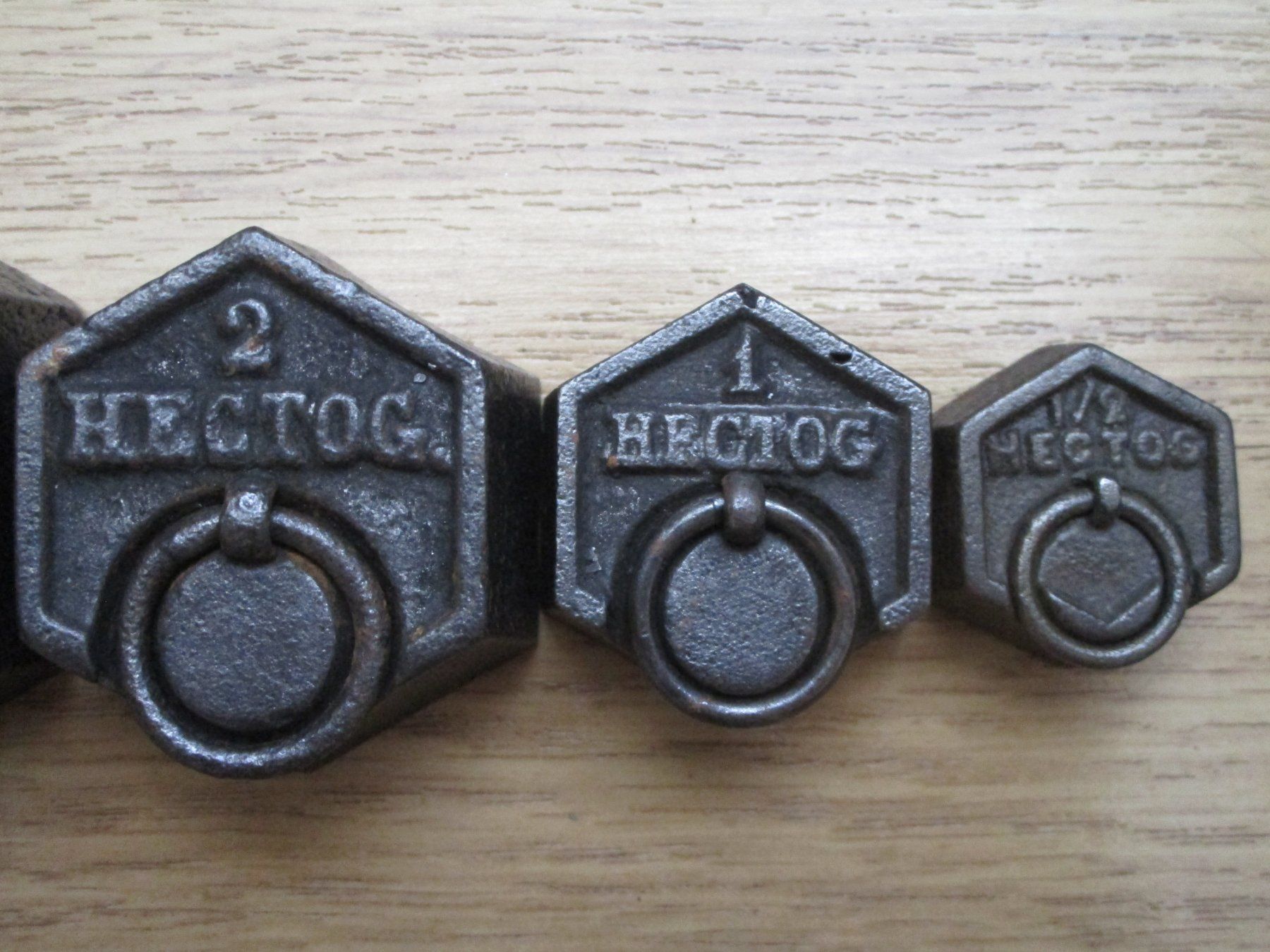 Bilance e pesi: 6 antike Gewichte  KILOG – Usato da Heimberg venduto da Lupo57 2