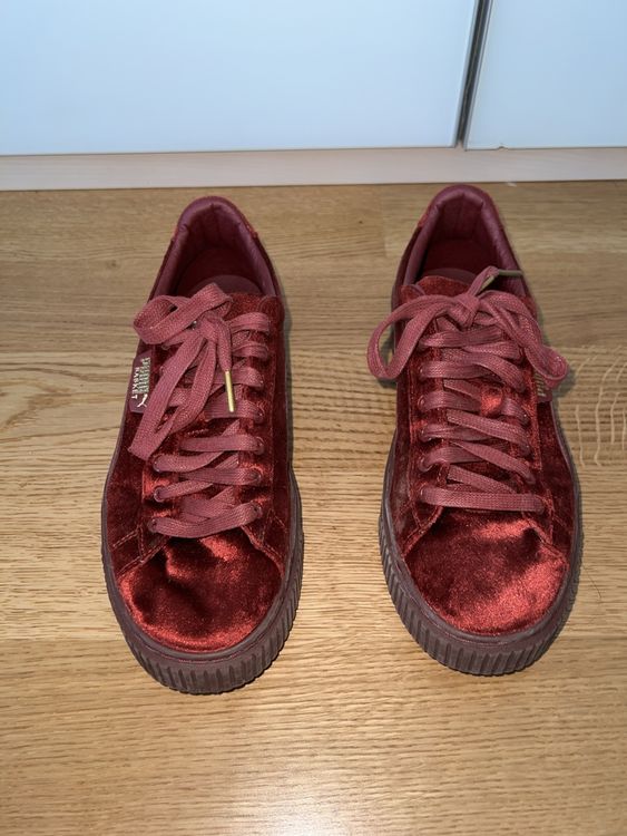Puma Plateau Sneaker Samt Rot Gr. 38 Comprare su Ricardo