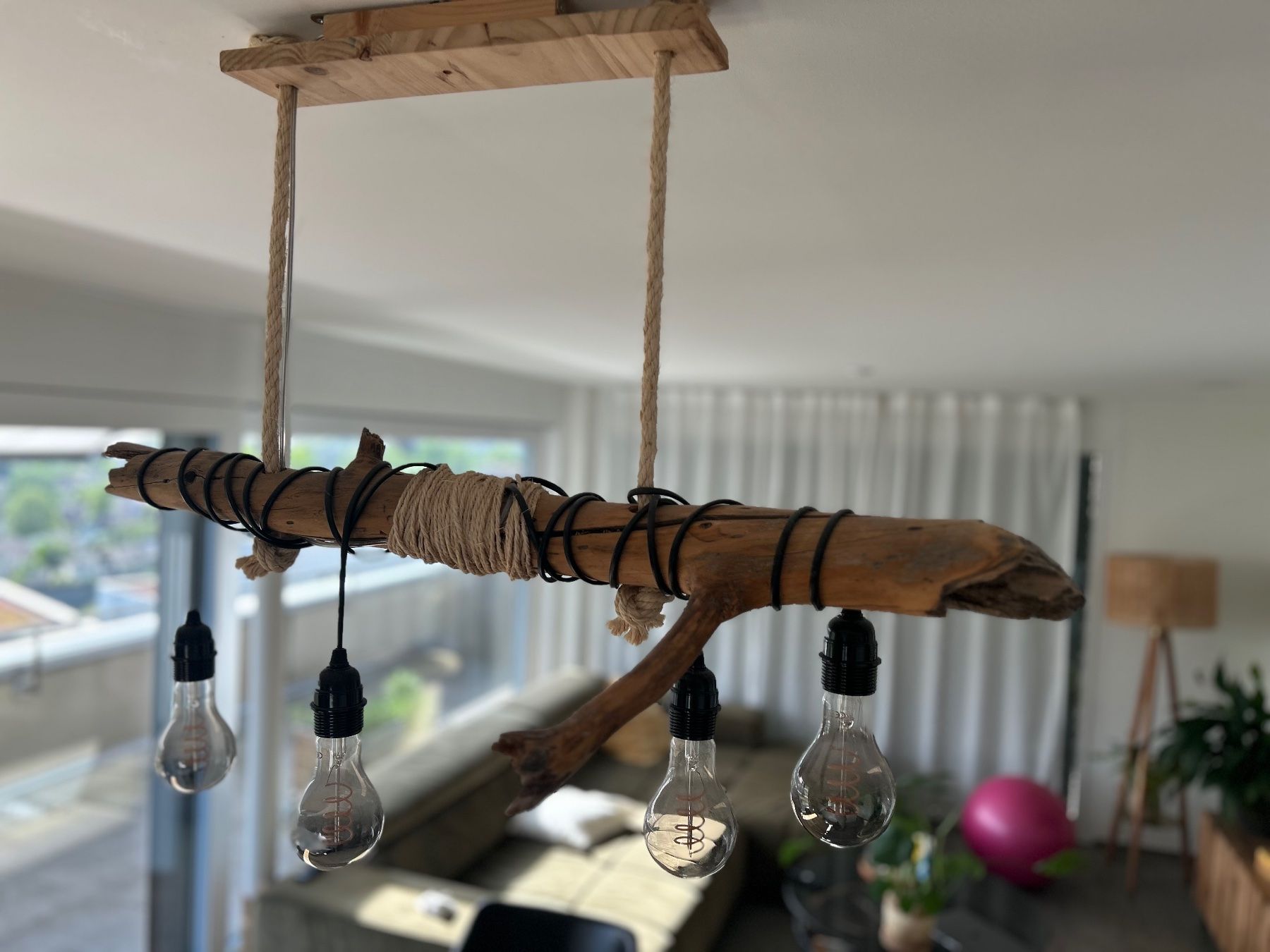 Lampadari & plafoniere: Schwemmholz Lampe - Unikat! – Usato da Gelterkinden venduto da Kikierenda