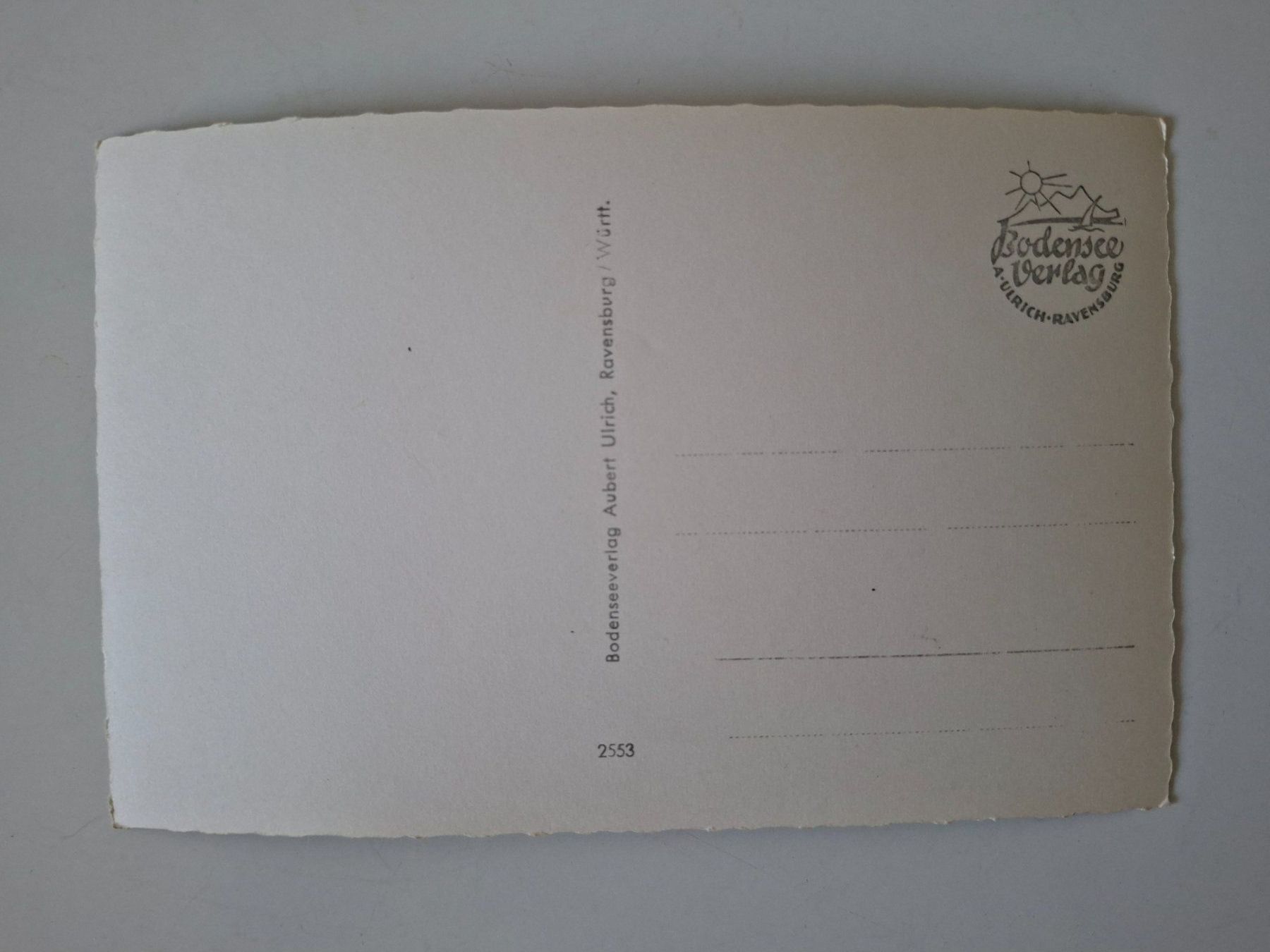 Cartoline postali: Friedrichshafen am Bodensee  Schloss im Abendlicht – Usato da Zürich venduto da Daniel517 1