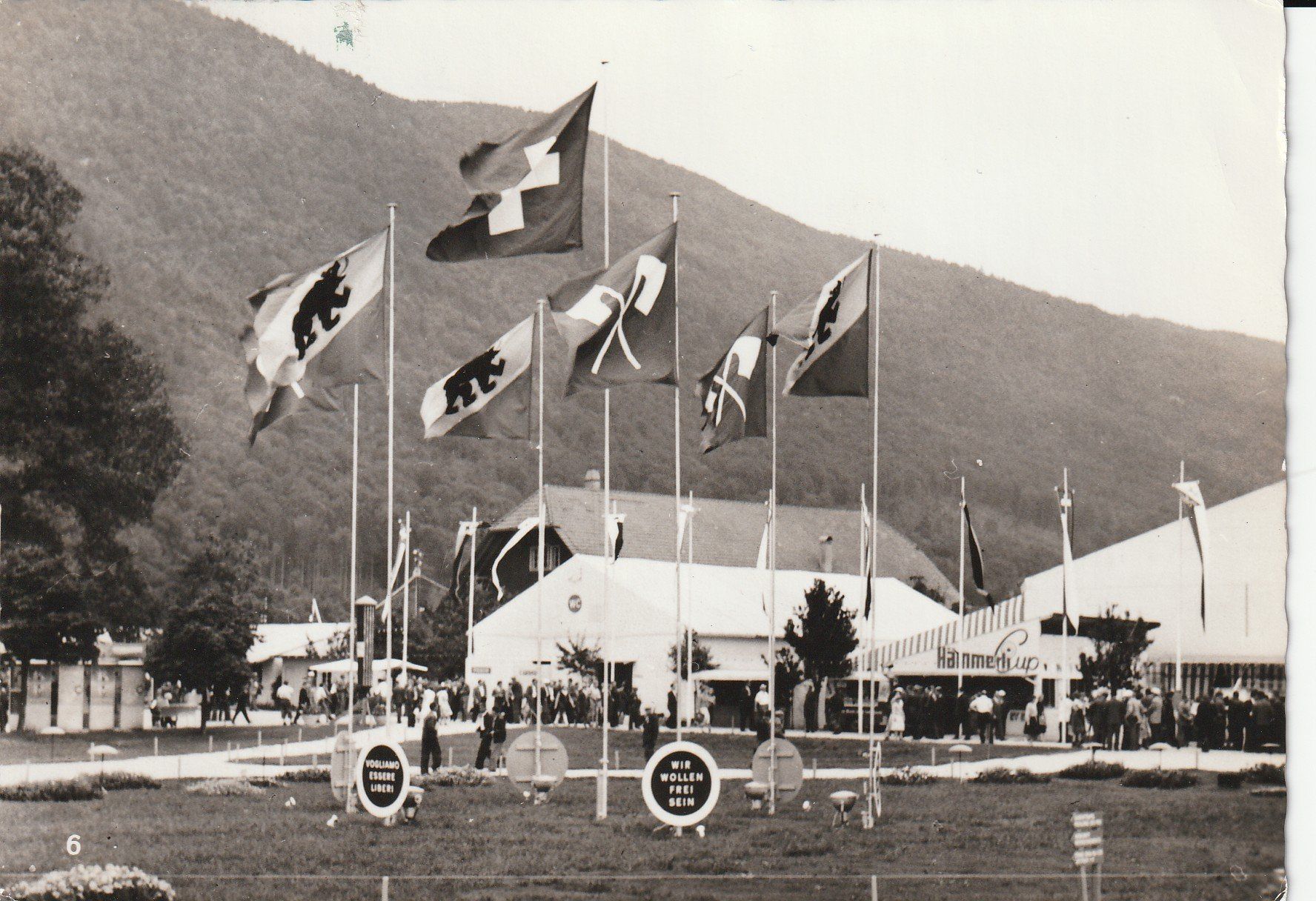 Cartoline postali: Eidg. Schützenfest Biel 1958 – Usato da Crémines venduto da clifden92