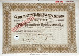 Gebr. Jentzsch AG, Naundorf - 1928