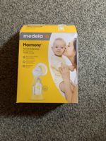 MEDELA Handmilchpumpe Harmony + Zubehör Fläschchen