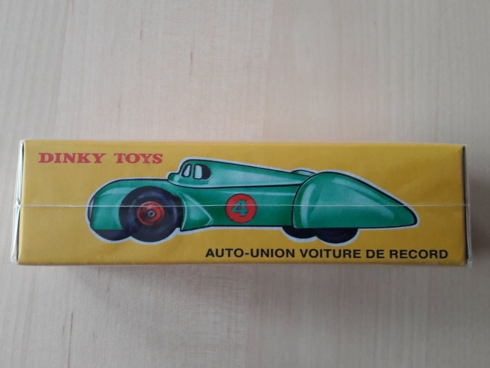 Auto Union B voiture de record #4 1935 Dinky Toys 23D Atlas F Neuf