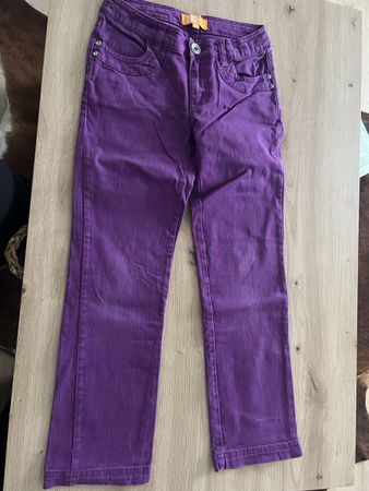Jeans in Lila - Grösse 128