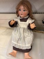 Antike Porzellankopfpuppe 55 cm gross,