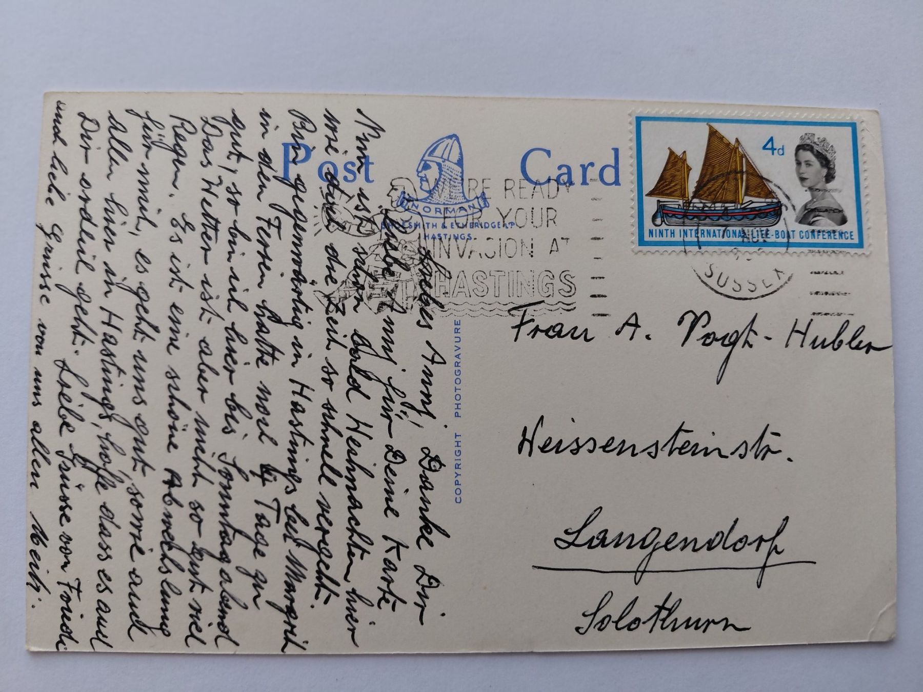 Cartes postales: Ansichtskarte Hastings Strand und Promenade – D'occasion à Wattwil par yburgler 1