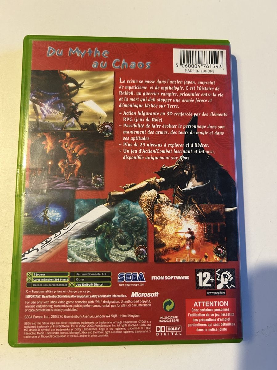 Jeux: Otogi FRA – D'occasion à Pully par PongDayOne 1