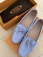 Tod’s Gommino Mokassins Gr 40 Veau Nubuk light blue