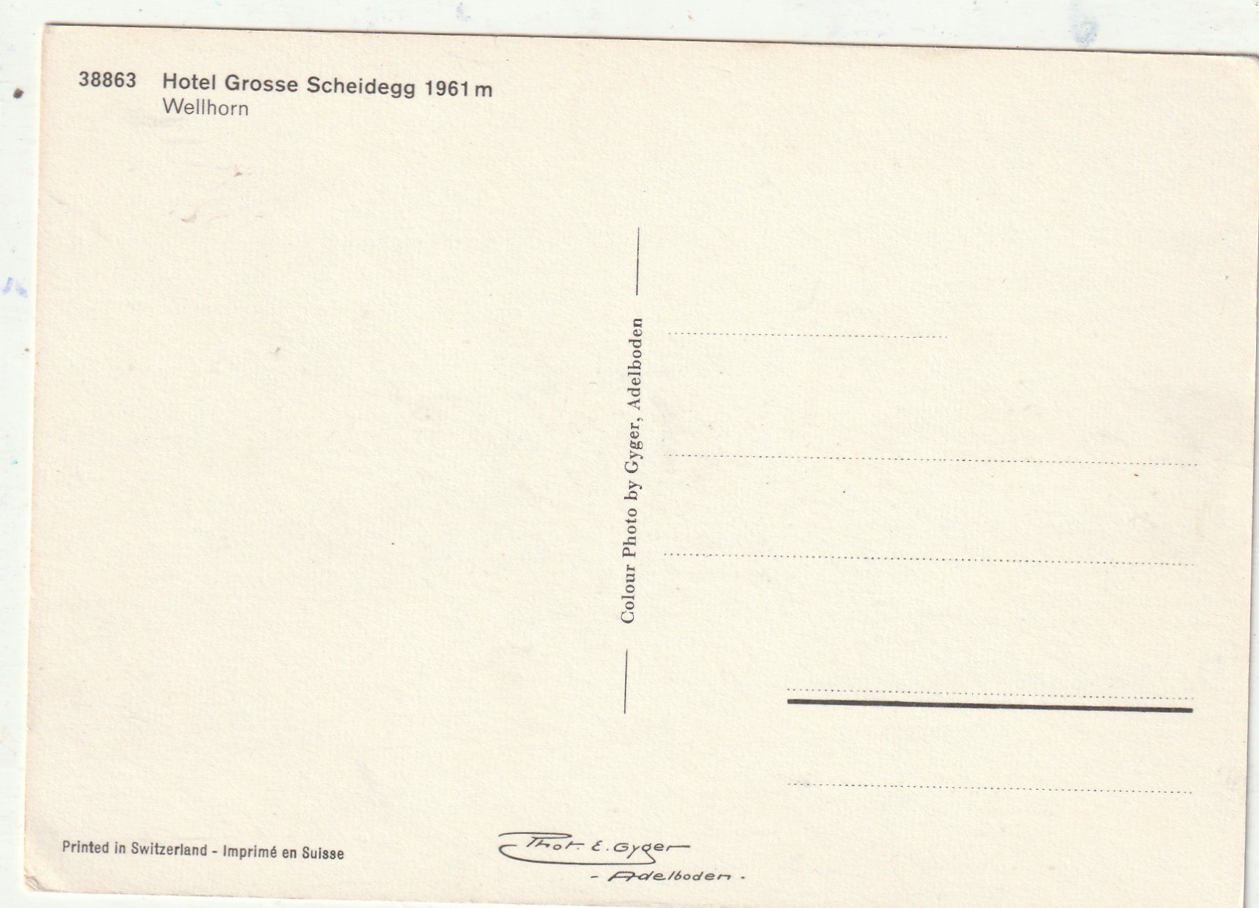 Cartoline postali: Postauto bei Grosser Scheidegg – Usato da Lumbrein venduto da made02 1
