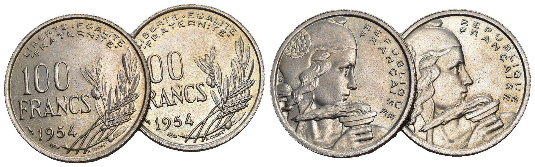 Tutti le monete: Frankreich 1954 – Usato da Bern venduto da numismatictops