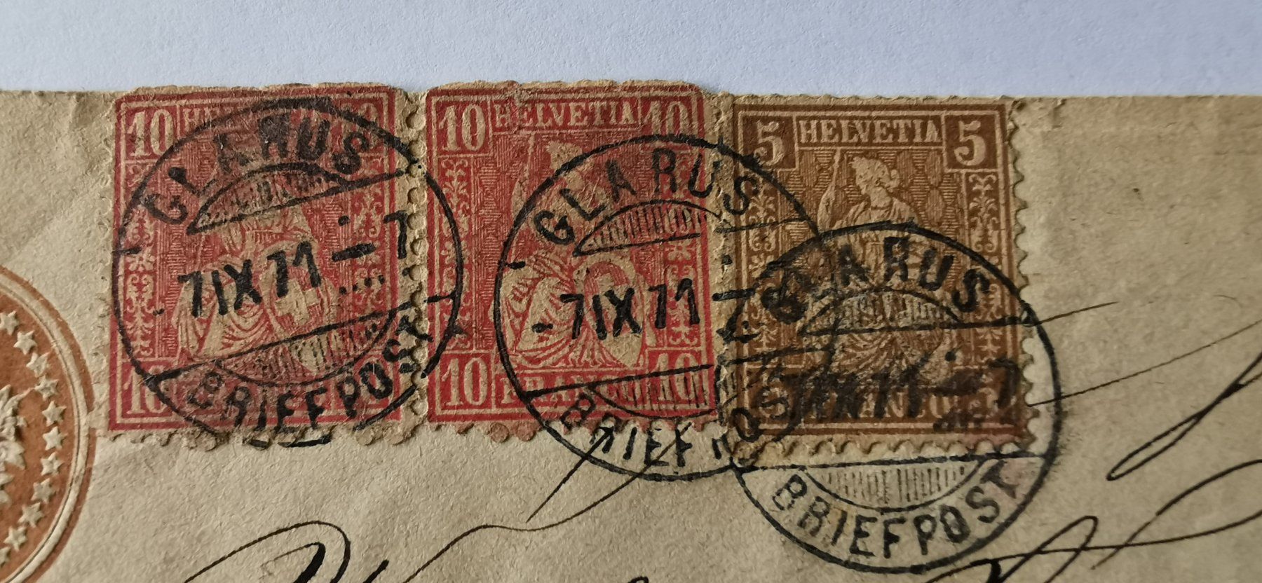 Tous les timbres: Tübli-Brief 1871 – D'occasion à Aadorf par Chnorli-Furz 2