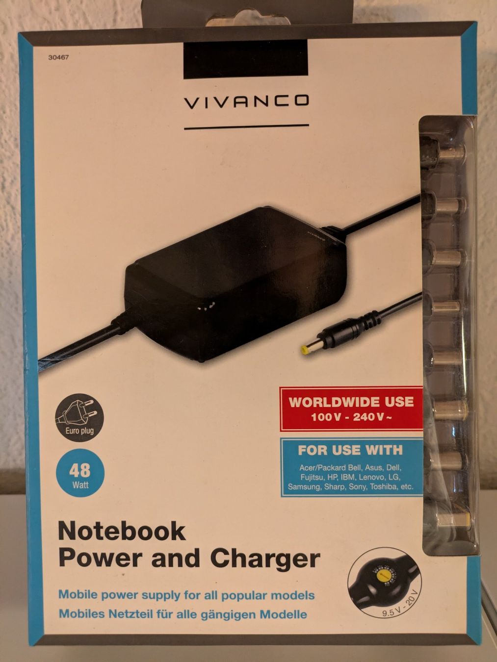 Caricabatterie: Vivanco Universalnetzteil für Notebooks, 48Watt – Nuovo (secondo la descrizione) da Würenlos venduto da trofie76
