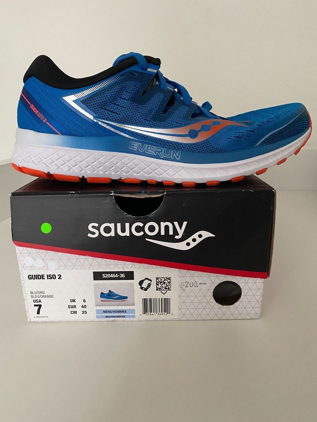 Saucony Herrenschuhe: SAUCONY GUIDE ISO 2 Laufschuh Herren, 40 – Neu und originalverpackt aus Luzern von falena01 9
