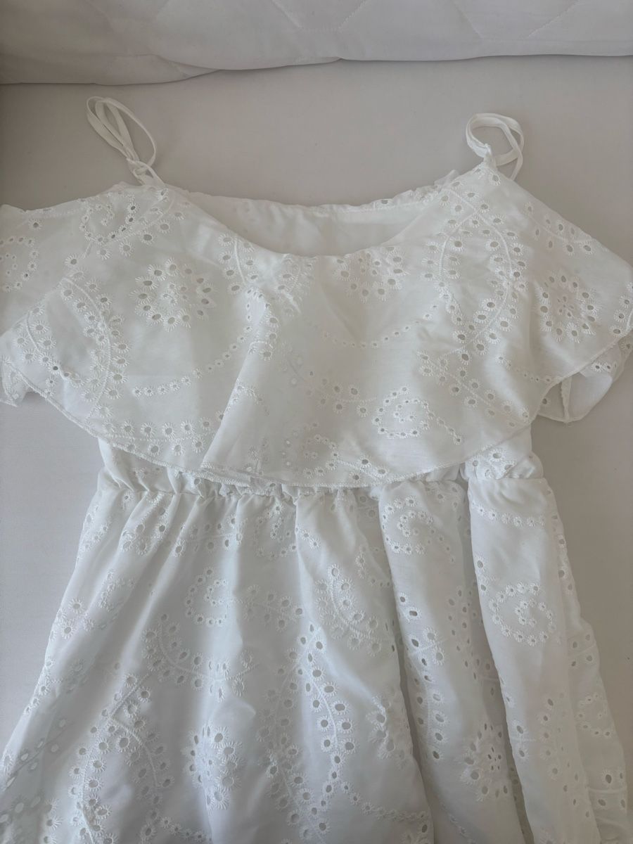 Kleider: Weisses Sommerkleid – Neu (gemäss Beschreibung) aus Arbon von Ursula_566 1
