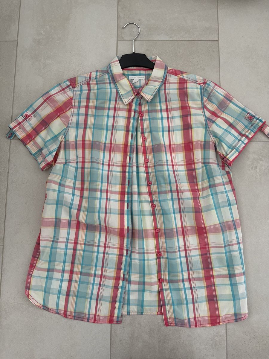 Camicette: Damen Bluse rosa / blau / weiss – Usato da Zug venduto da Hehe