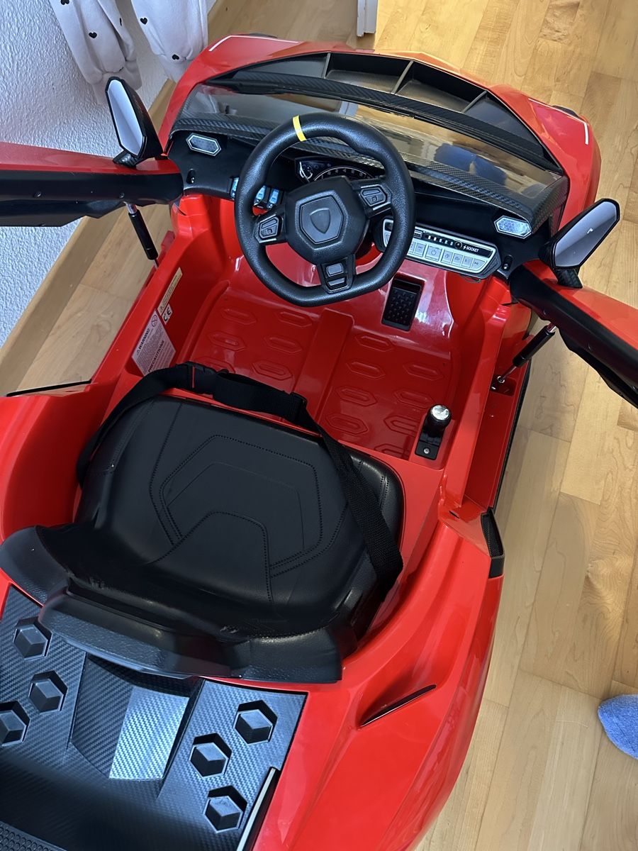 Veicoli per bambini: Elektroauto Kinder Lamborghini Design rot  – Usato da St. Gallen venduto da 987JDBA 2