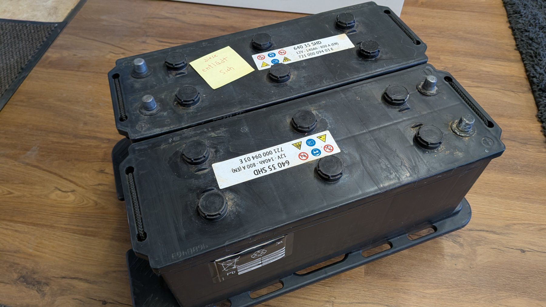 Caricatori & Batterie: 2x  Starterbatterie Nutzfahrzeuge 800A – Usato da Salez venduto da EMERCARO 1