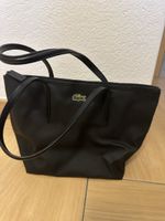 Sac cabas Lacoste noir avec fermeture éclair, état neuf