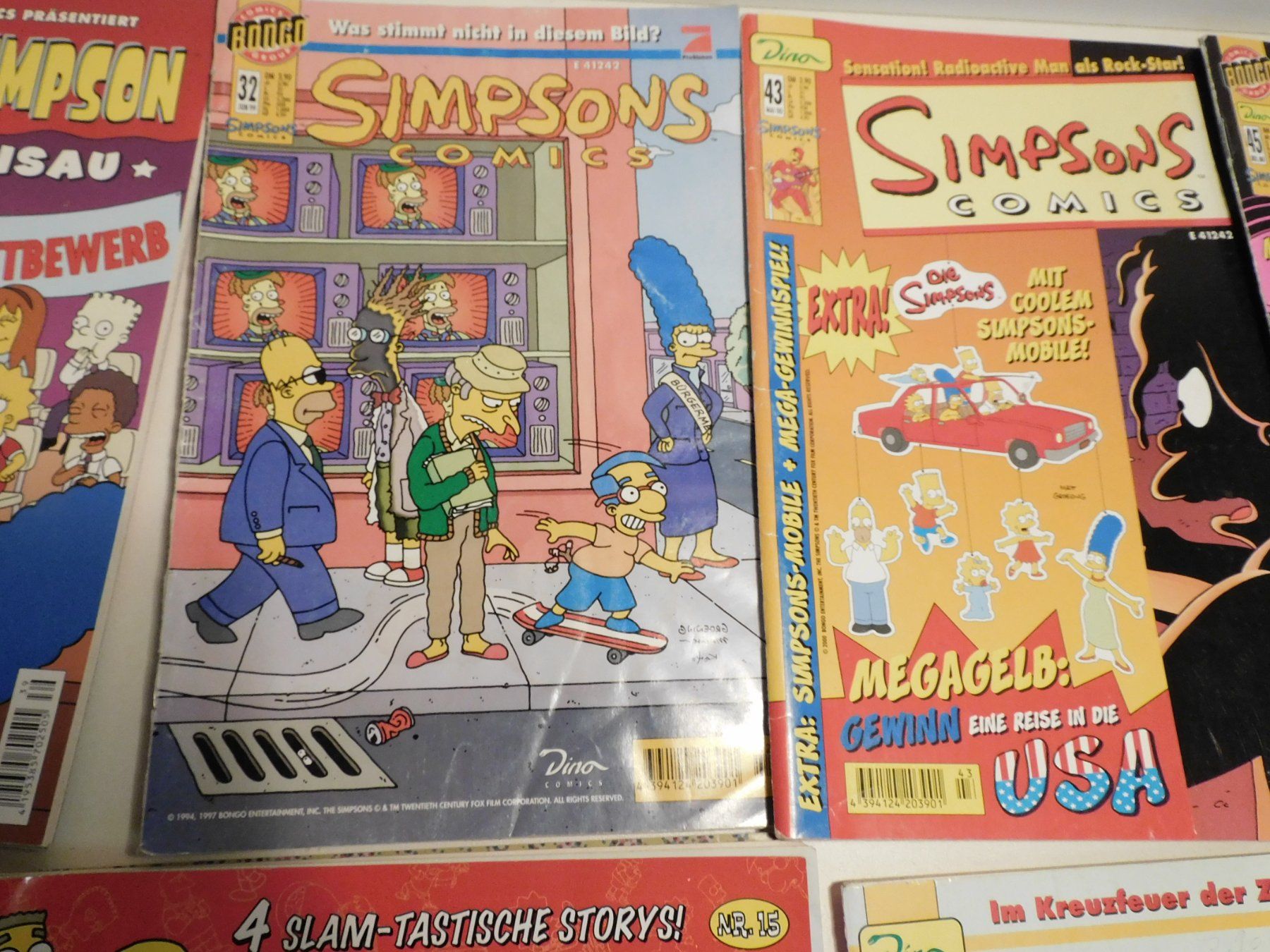 Fumetti: Simpsons Comic Hefte v Bongo Div 9 x alte Simpsons  v Bongo – Usato da Sursee venduto da 76 6